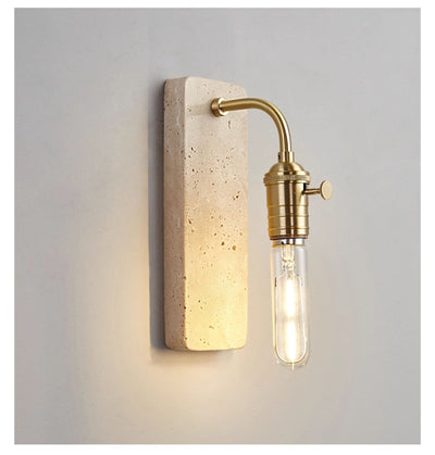 Alistair Industrial Stone Sconce