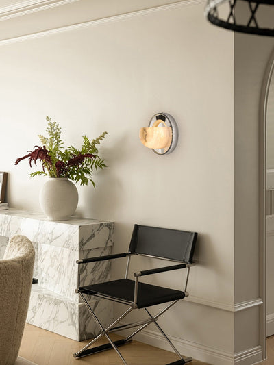Albarelia Pearl Alabaster Wall Light