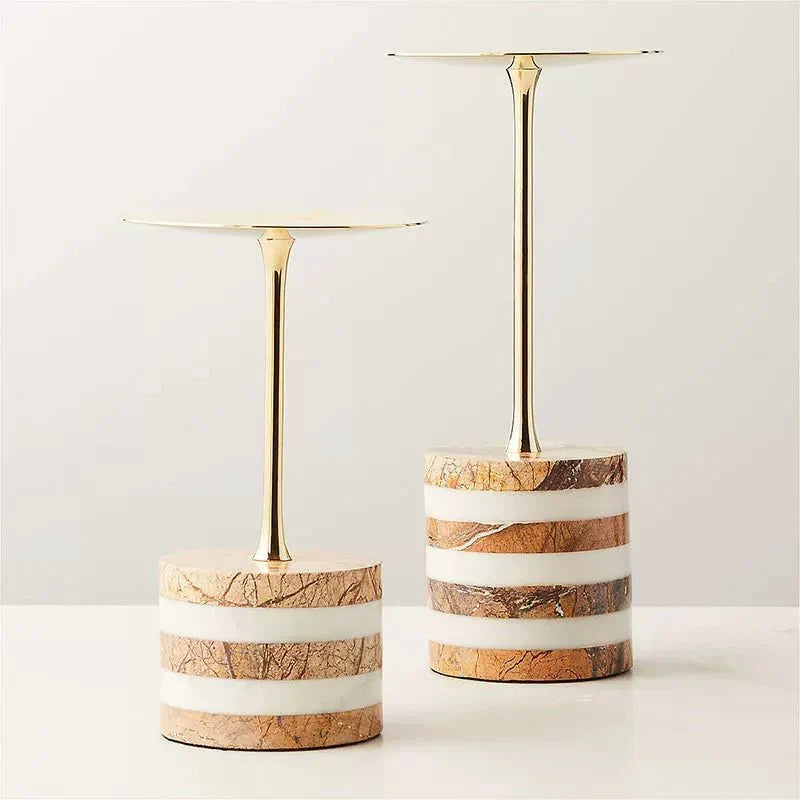 Nerinaya Marble Candle Holder