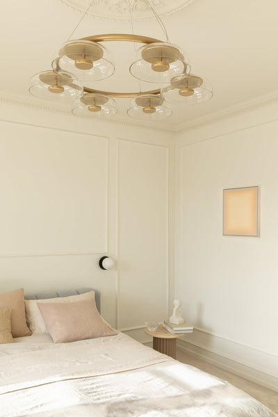 Aethera Circular Glass Chandelier