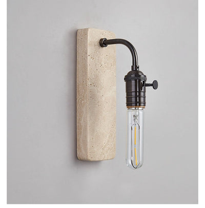 Alistair Industrial Stone Sconce