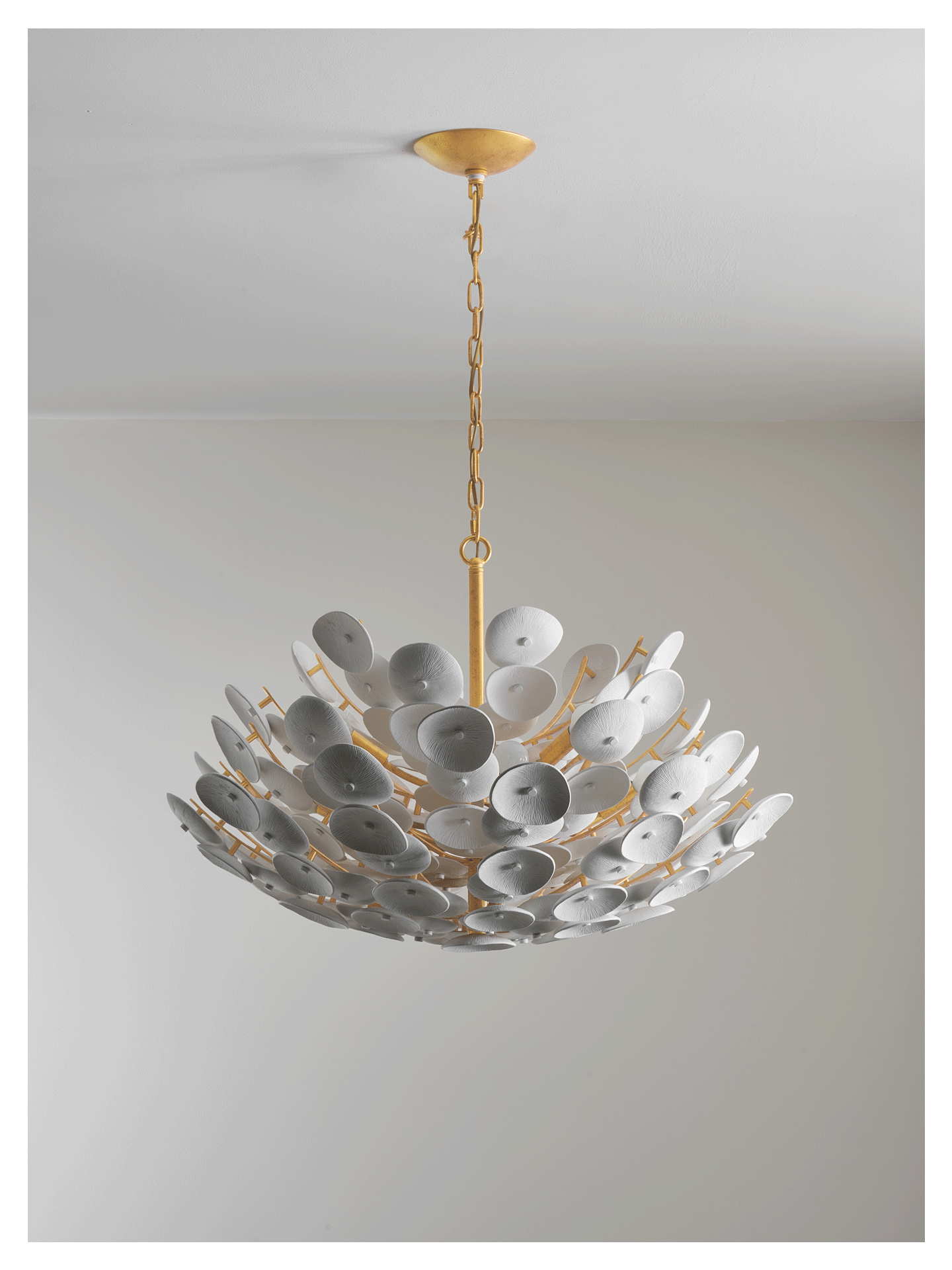 Coconut Disc Chandelier
