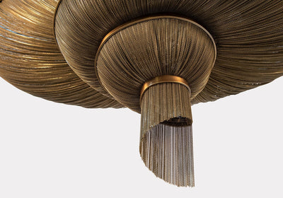 Caloora Spiral Elegance Chain Chandelier