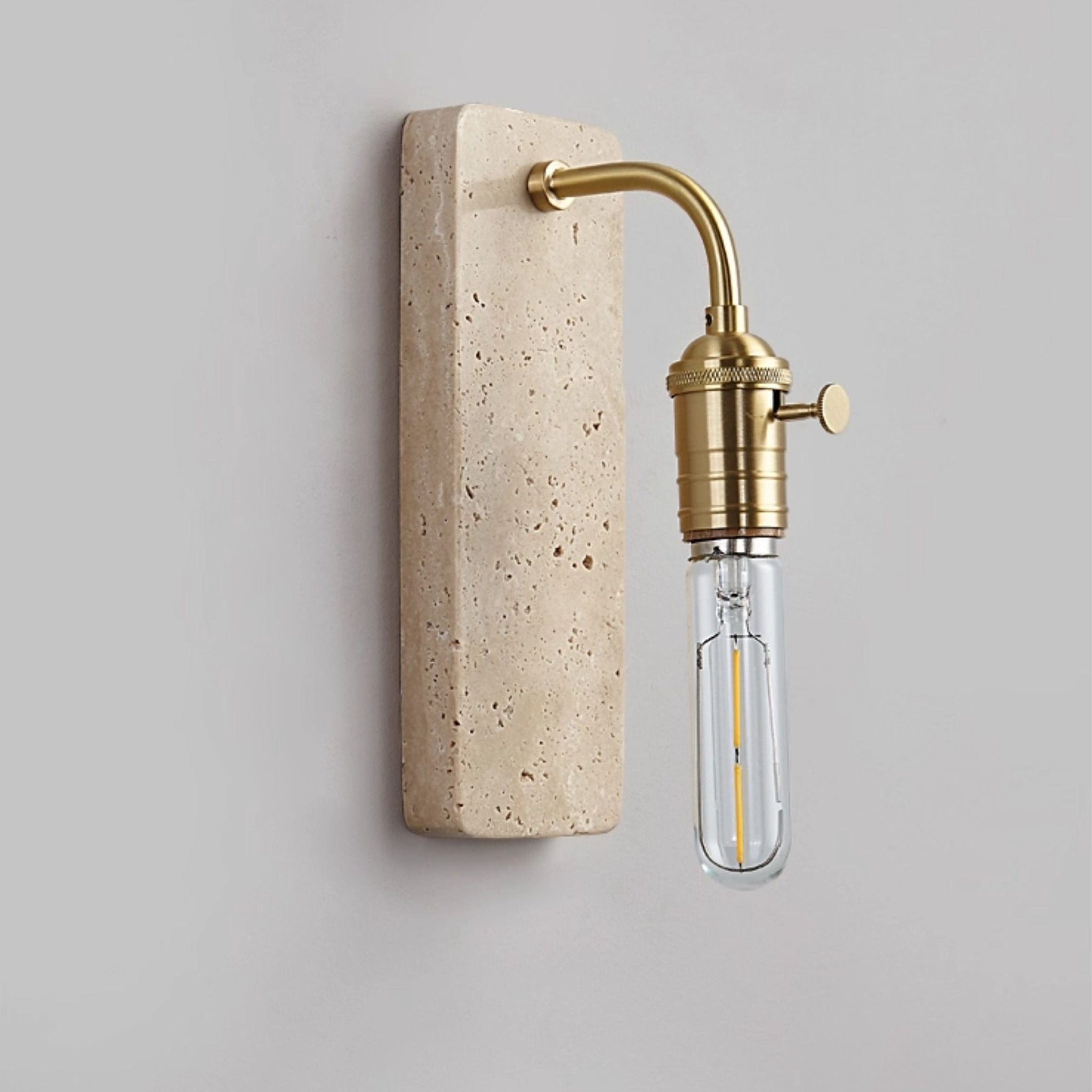 Alistair Industrial Stone Sconce