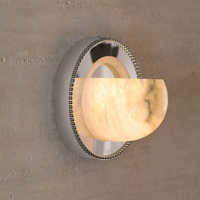 Albarelia Pearl Alabaster Wall Light