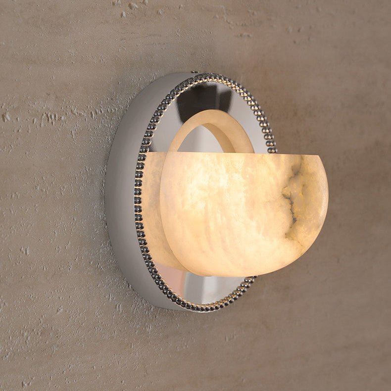 Albarelia Pearl Alabaster Wall Light