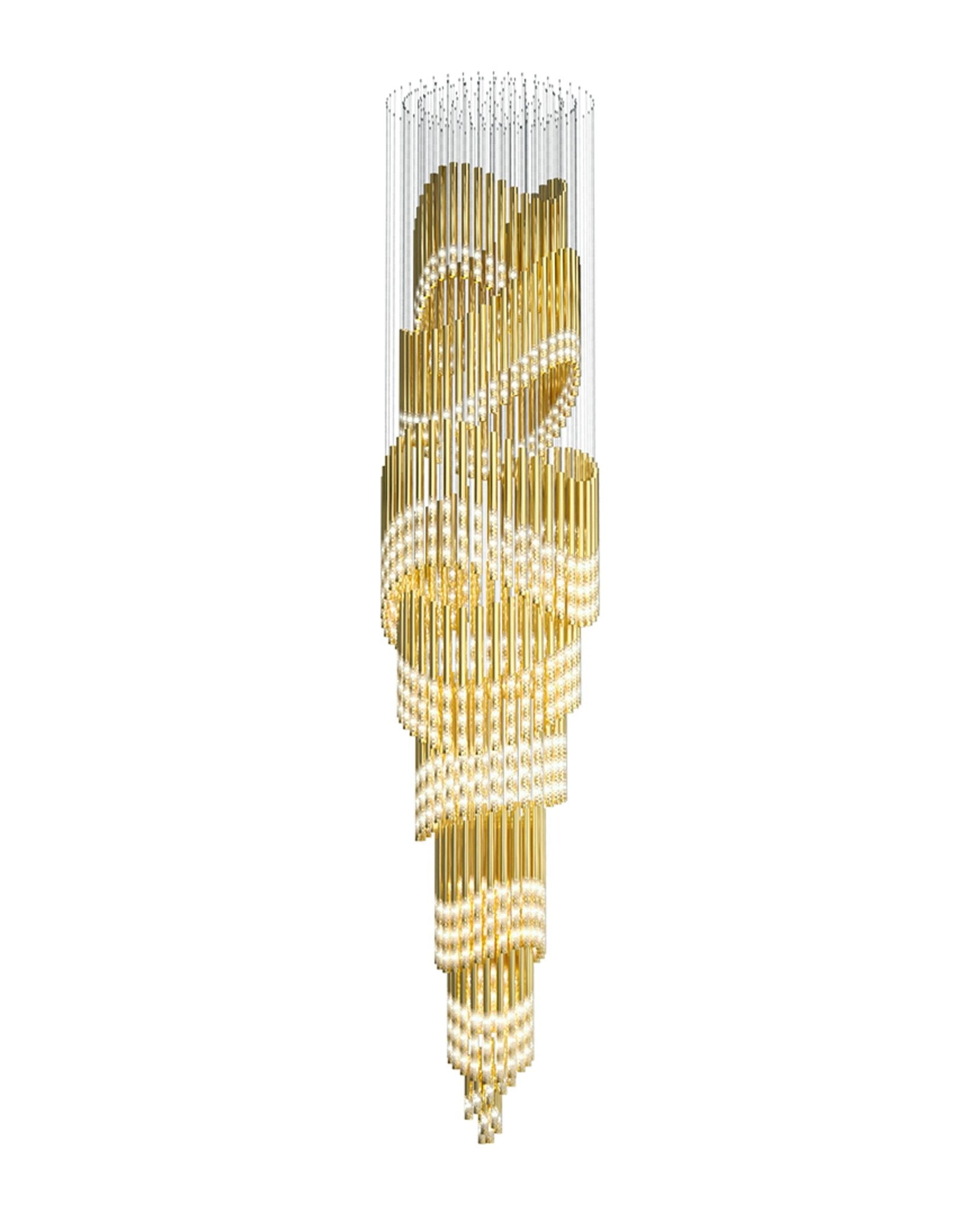 Rivinian Orchestral Cascade Chandelier