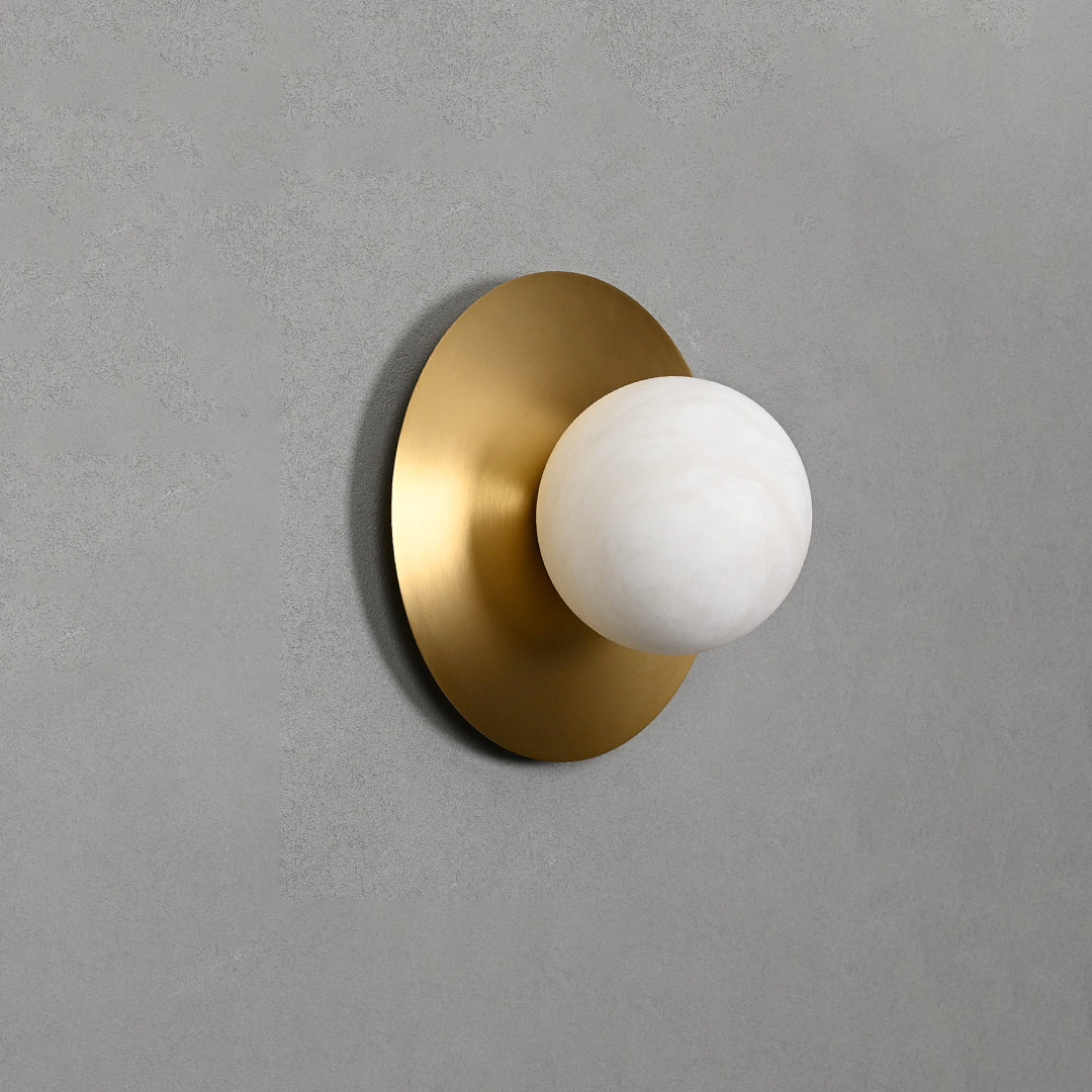Eirueria Alabaster Orb Sconce