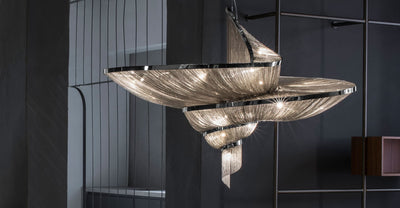 Caloora Spiral Elegance Chain Chandelier