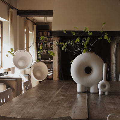 Ernionis Textured Ceramic Floor Lamp