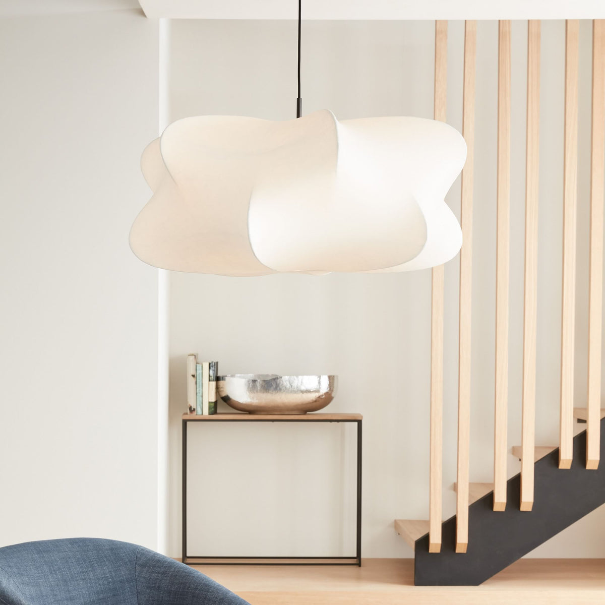 Bibi Cloudy Decorative Silk Pendant Swag Light