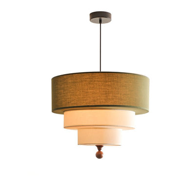 Calderin Tiered Fabric Pendant Light