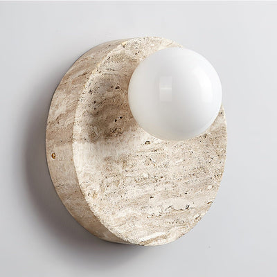 Kivros Travertine Sconce