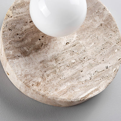 Kivros Travertine Sconce