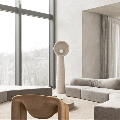 Ernionis Textured Ceramic Floor Lamp