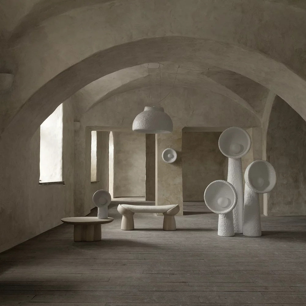 Ernionis Textured Ceramic Floor Lamp