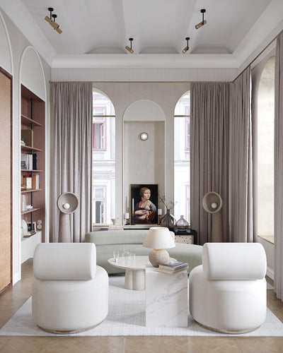 Ernionis Textured Ceramic Floor Lamp
