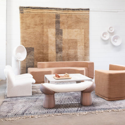 Ernionis Textured Ceramic Floor Lamp