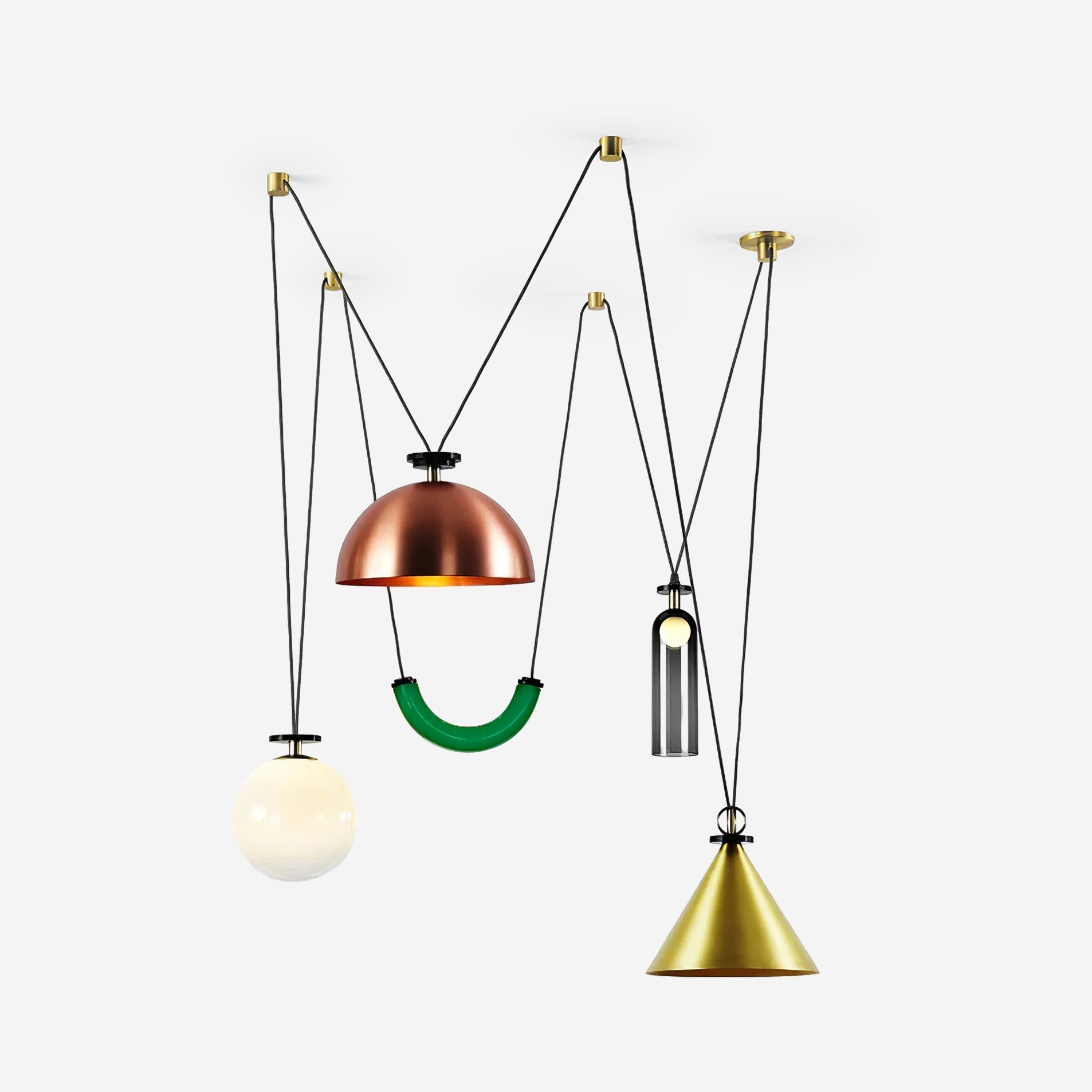 Cirorira Chandelier Geometric Shape Art