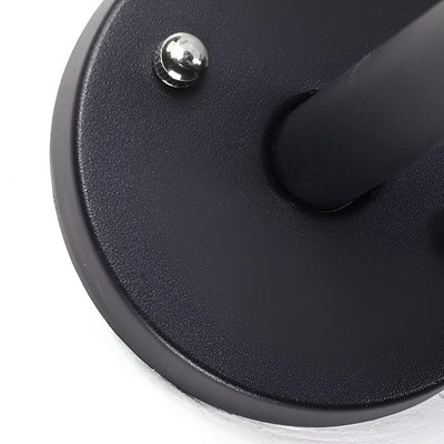 Silver Round LED Modern Aluminum Outdoor Wall Lamp