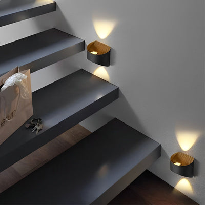 Audey Unique LED Modern Aluminum Outdoor Wall Lights