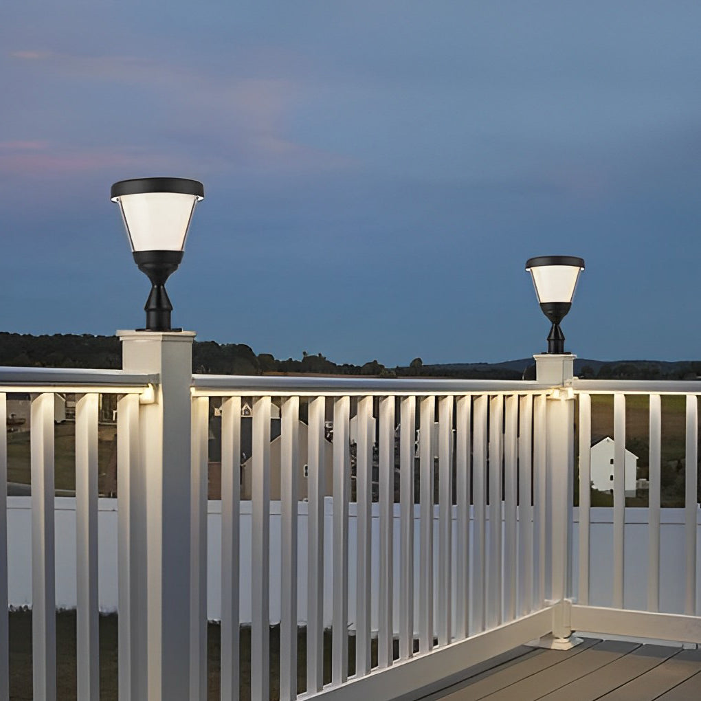 Nssia LED Modern Aluminum Outdoor Post Pillar Lights
