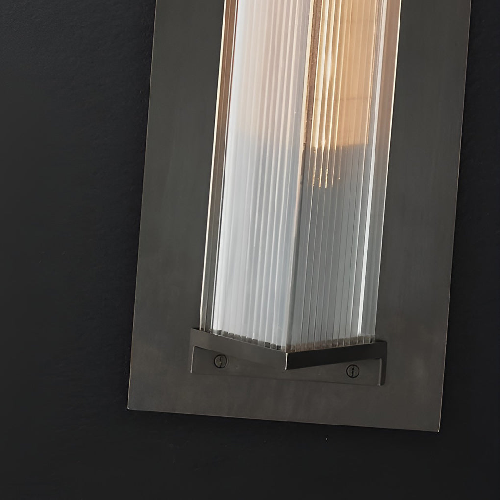 Wthy LED Solar Vintage Aluminum Outdoor Wall Light