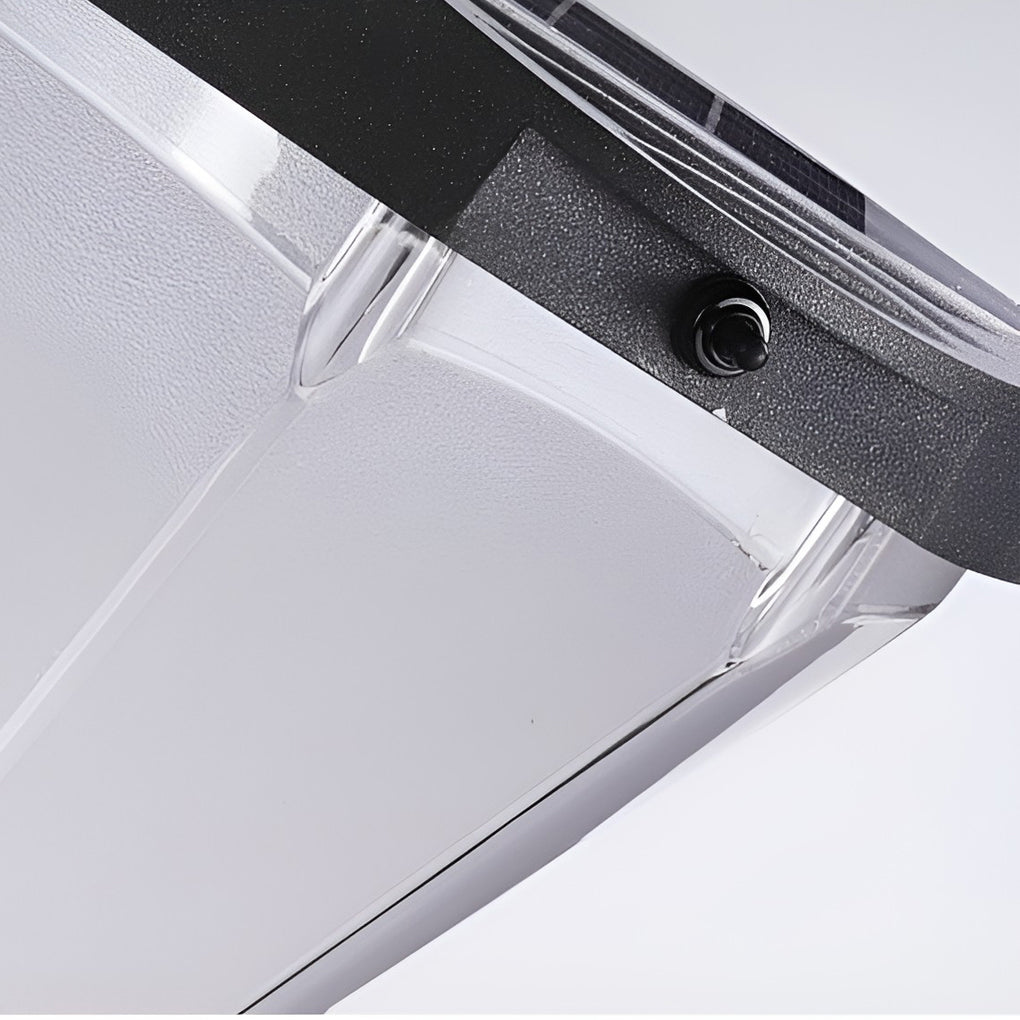 Joye Geometric LED Modern Plug in Aluminum Outdoor Wall Lamp