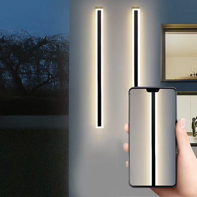 Conque Modern Iron Outdoor Sconce Wall Lamp Fixture
