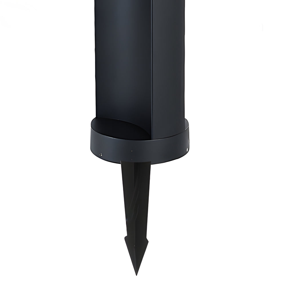 Scarlett Modern Cylinder Lawn Metal Outdoor Lamp