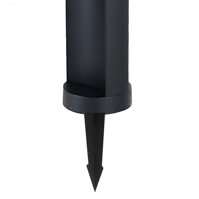 Scarlett Modern Cylinder Lawn Metal Outdoor Lamp