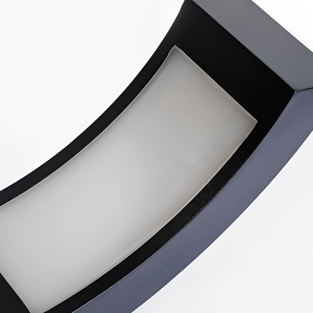 Simone Curved LED Landscape Aluminum Outdoor Path Light