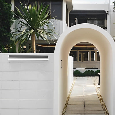Jennifer Rectangular LED Modern Aluminum Outdoor Wall Lamp