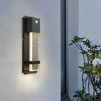 Patricia Minimalist Bubble LED Glass Outdoor Wall Lamp