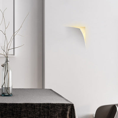 Aria Modern Recessed Plaster LED Wall Lamp - Neutral Decor