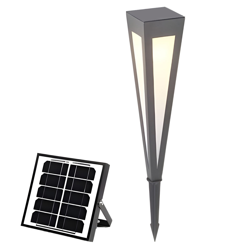 Migh RGB Square Top Conical Aluminum Outdoor Lawn Light