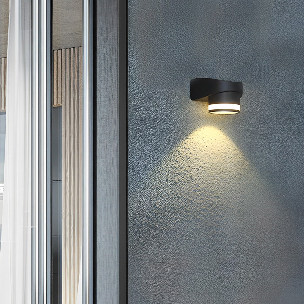 Wiona Round LED Aluminum Outdoor Wall Washer Lights