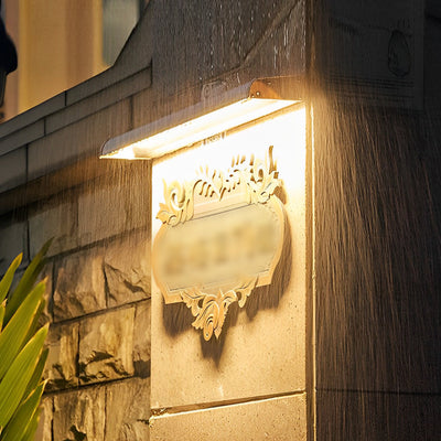 Jennifer Rectangular LED Modern Aluminum Outdoor Wall Lamp