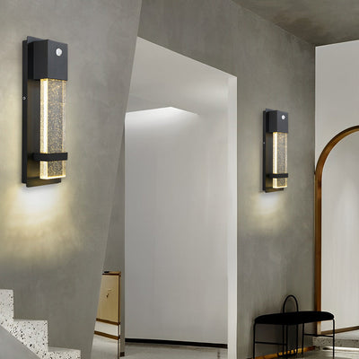 Patricia Minimalist Bubble LED Glass Outdoor Wall Lamp