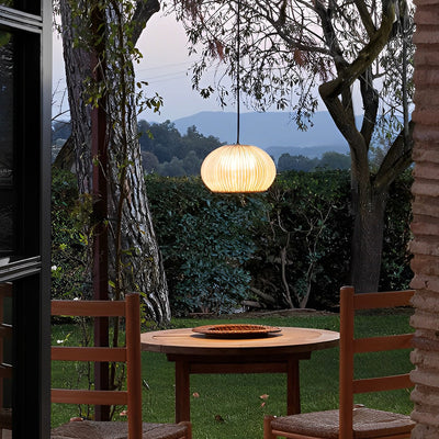 Jarvis Lantern Shaped Modern Rattan Outdoor Wall Lamp