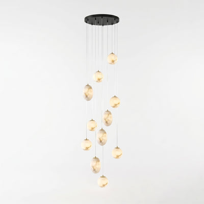 Norik Minimalist Alabaster Pendant Light