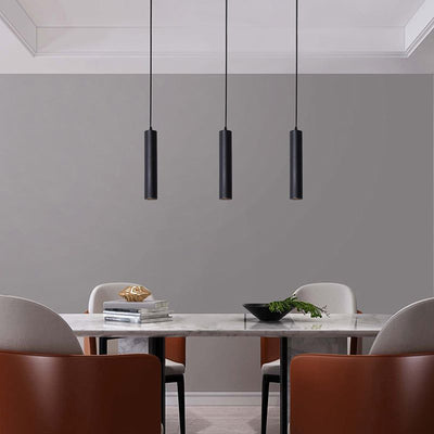 Arisha Modern Cylinder Shape Pendant Light Living Room - Neutral Decor