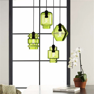 Arisha Modern Art Deco LED Cylindrical /Glass Pendant Light - Neutral Decor