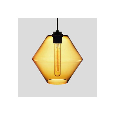 Arisha Modern Art Deco LED Cylindrical /Glass Pendant Light - Neutral Decor