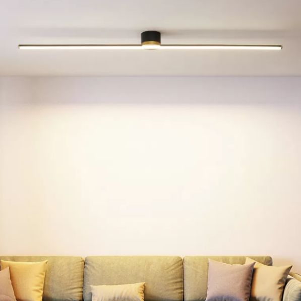 Arisha Linear Flush Mount Ceiling Light Bedroom - Neutral Decor