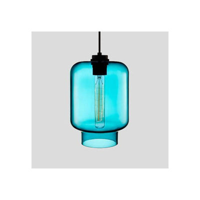 Arisha Modern Art Deco LED Cylindrical /Glass Pendant Light - Neutral Decor