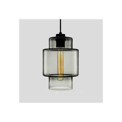 Arisha Modern Art Deco LED Cylindrical /Glass Pendant Light - Neutral Decor