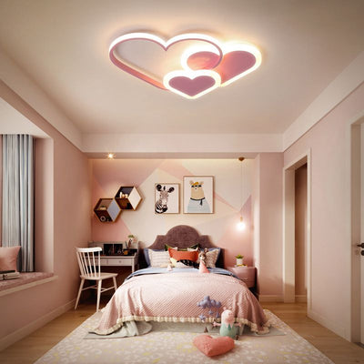 Valentina LED Star Designer Children Flush Mount Ceiling Light - Neutral Decor