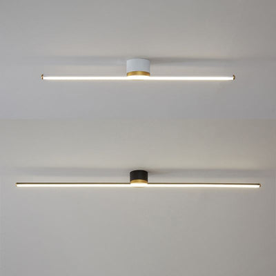 Arisha Linear Flush Mount Ceiling Light Bedroom - Neutral Decor
