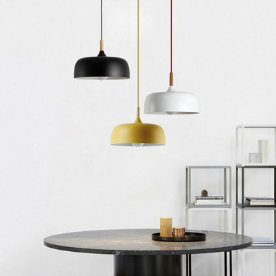 Arisha Modern Pendant Light Dome Macaron Dining Room - Neutral Decor